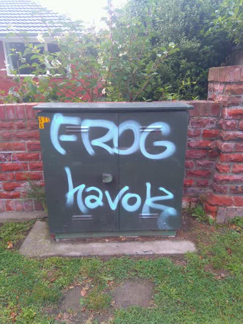 Graffiti, a report photo