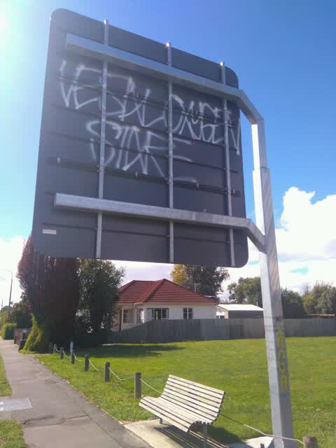 Graffiti, a report photo