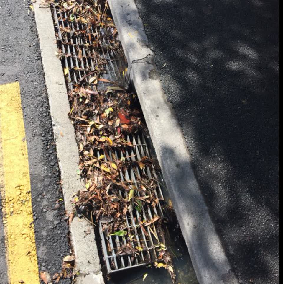 The photograph attached to this wastewater/stormwater report