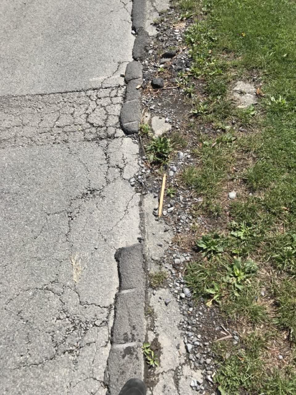 The photograph attached to this wastewater/stormwater report