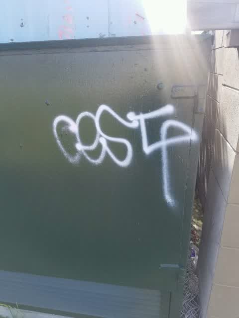 Graffiti, a report photo