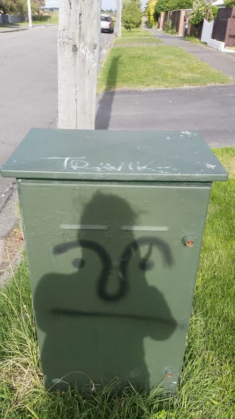 Graffiti, a report photo