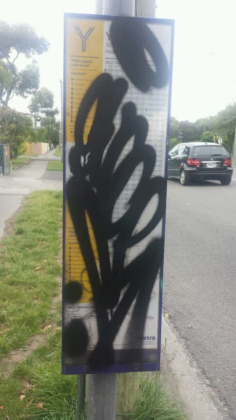 Graffiti, a report photo