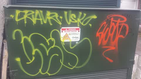 Graffiti, a report photo