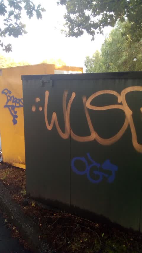 Graffiti, a report photo
