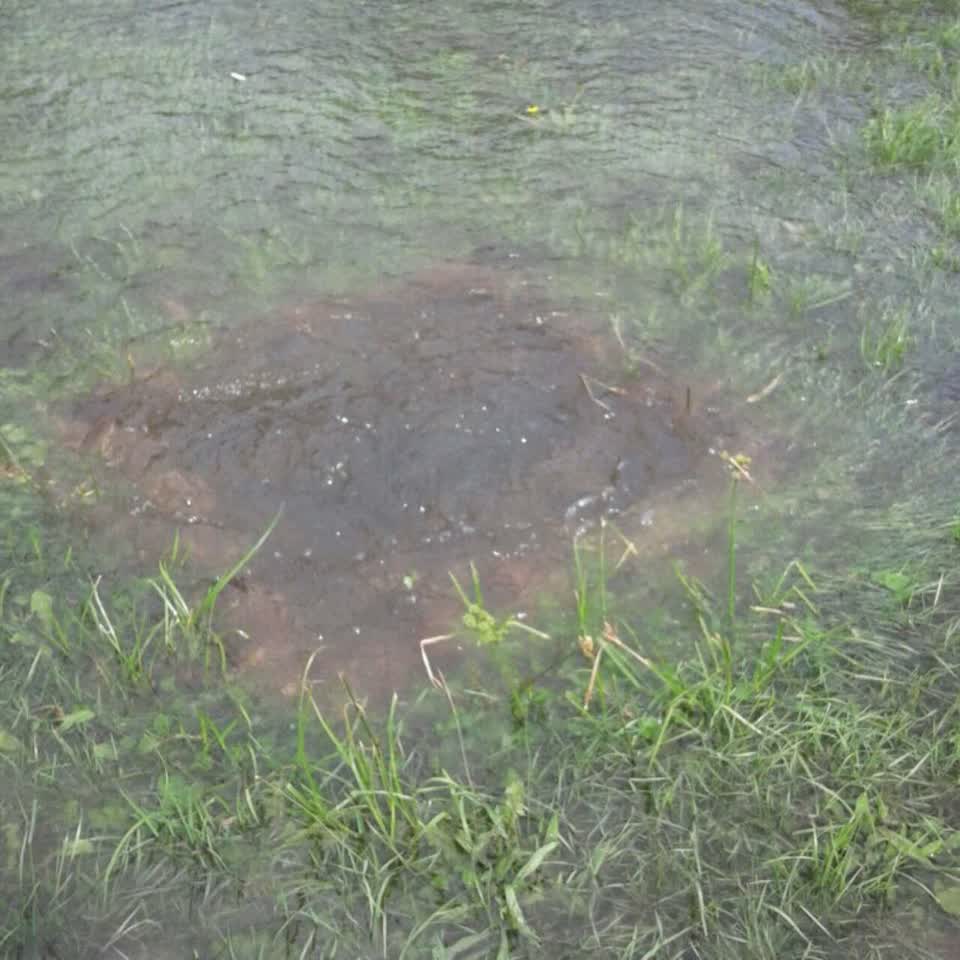 The photograph attached to this wastewater/stormwater report