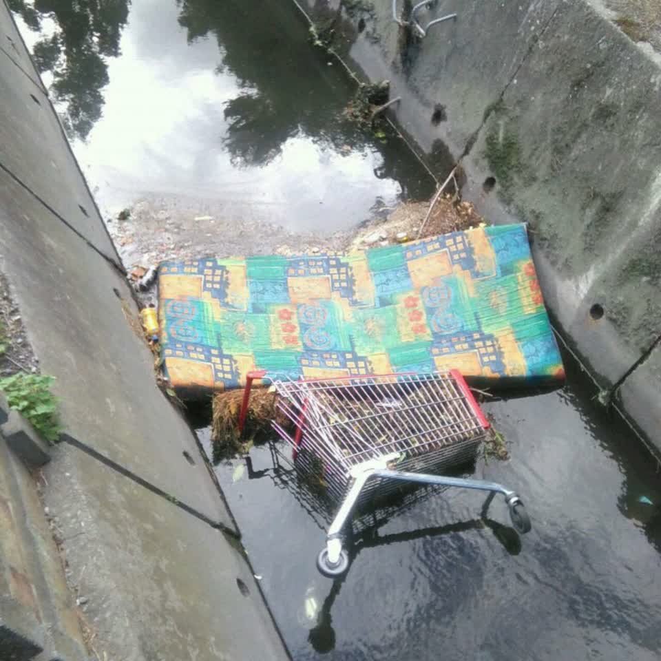 The photograph attached to this wastewater/stormwater report