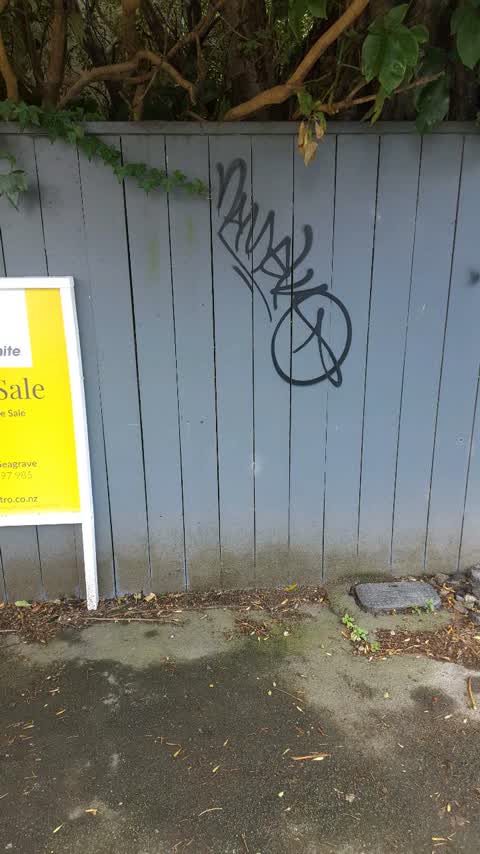 Graffiti, a report photo