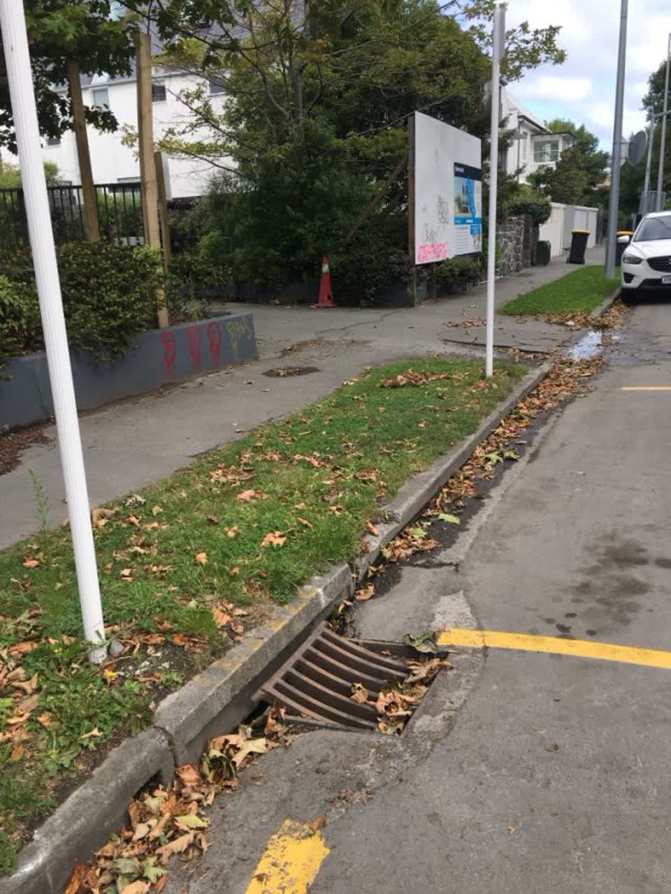 The photograph attached to this wastewater/stormwater report