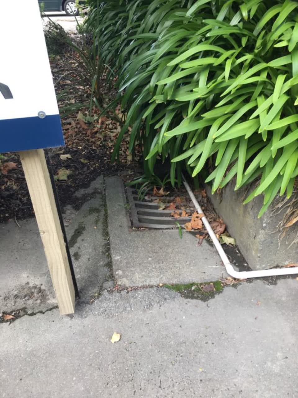 The photograph attached to this wastewater/stormwater report