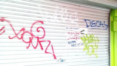 Graffiti, a report photo