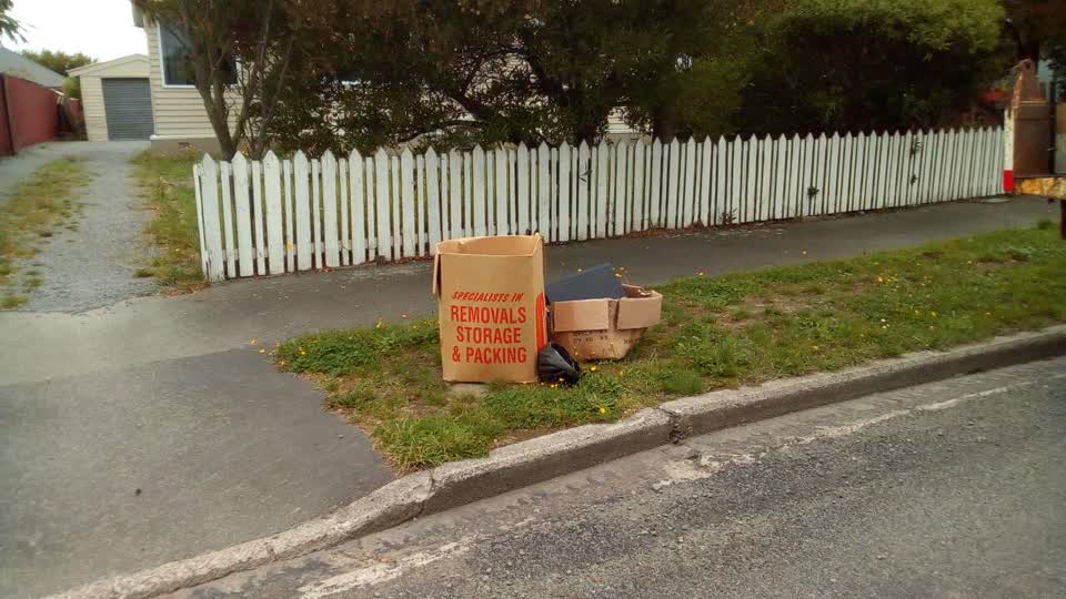 The photograph attached to this rubbish/recycling report