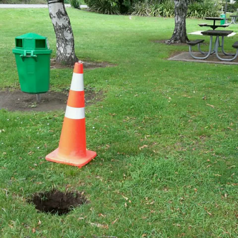 The photograph attached to this parks report