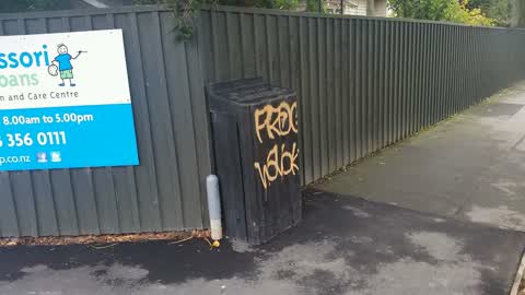 Graffiti, a report photo