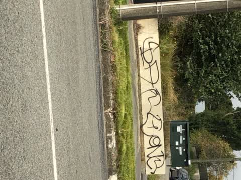 Graffiti, a report photo