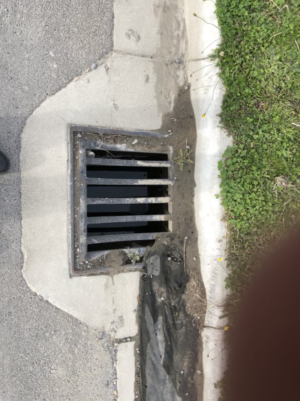 The photograph attached to this wastewater/stormwater report