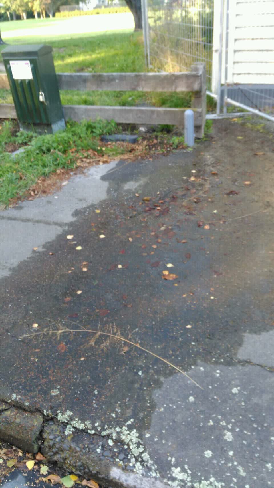 The photograph attached to this water supply report
