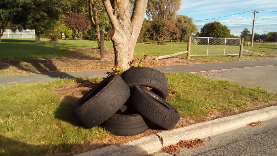 The photograph attached to this rubbish/recycling report