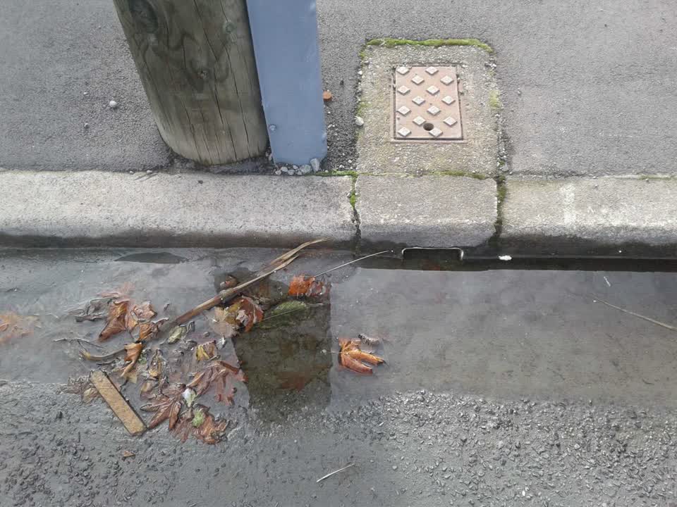The photograph attached to this wastewater/stormwater report
