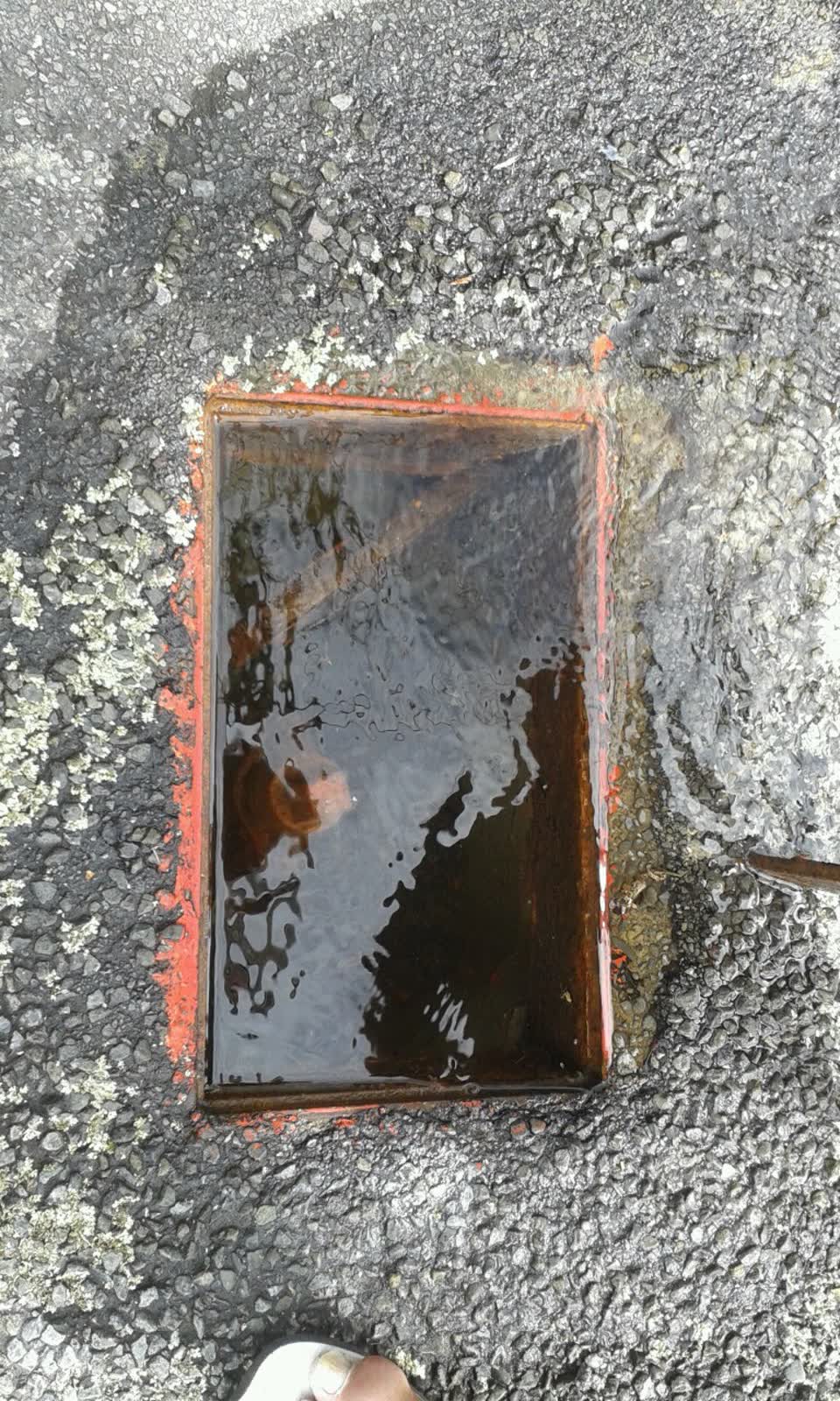 The photograph attached to this wastewater/stormwater report