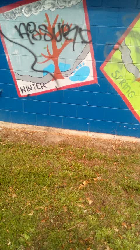 Graffiti, a report photo