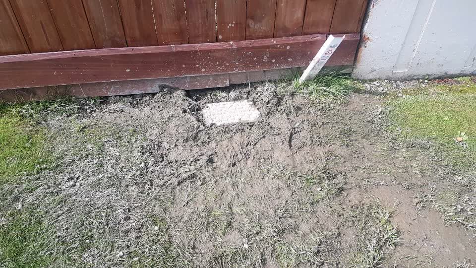 The photograph attached to this wastewater/stormwater report