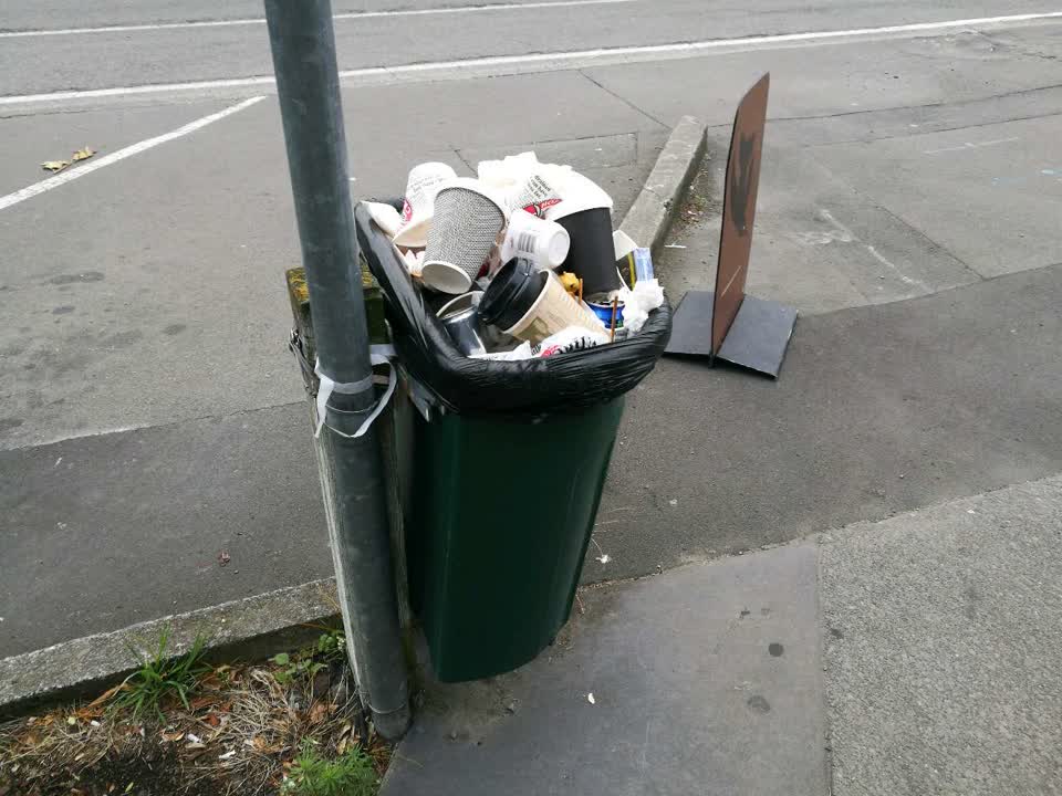 The photograph attached to this rubbish/recycling report