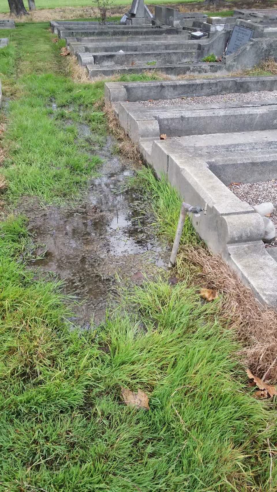 The photograph attached to this water supply report