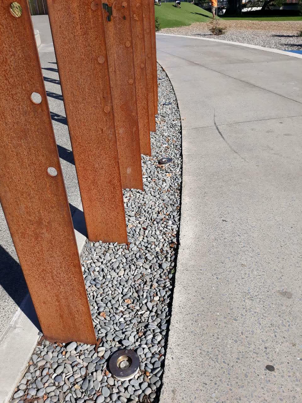 The photograph attached to this parks report