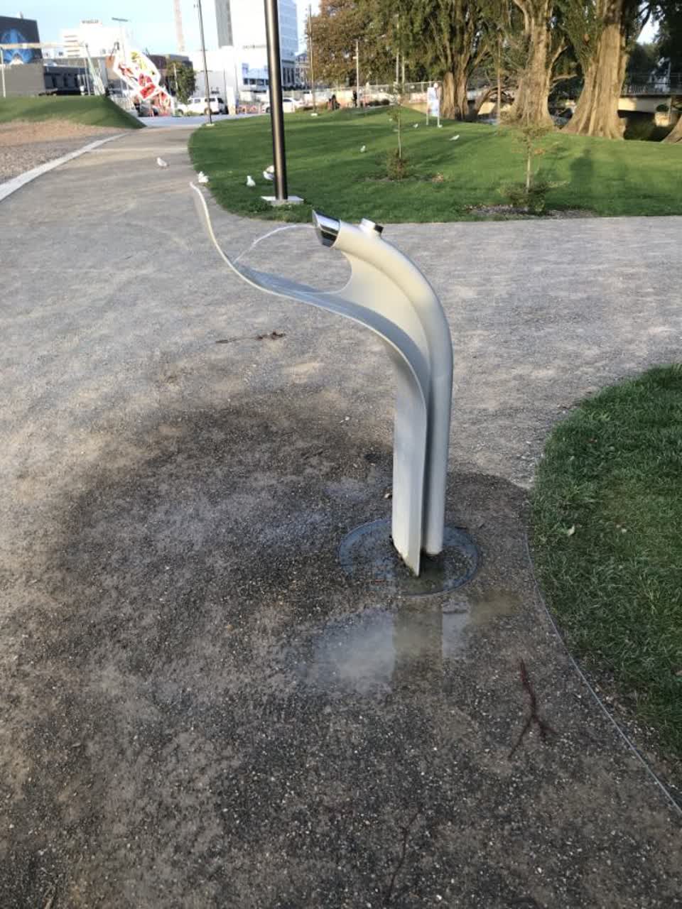 The photograph attached to this water supply report