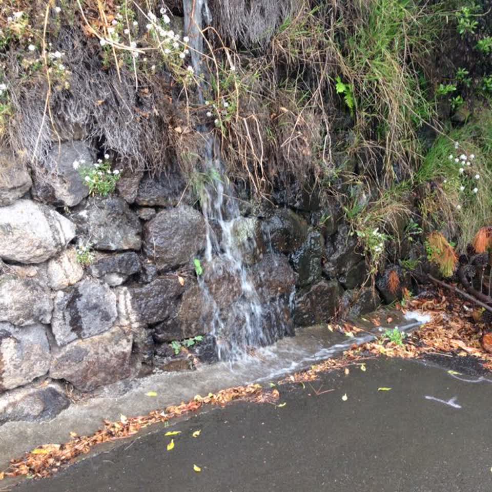 The photograph attached to this wastewater/stormwater report