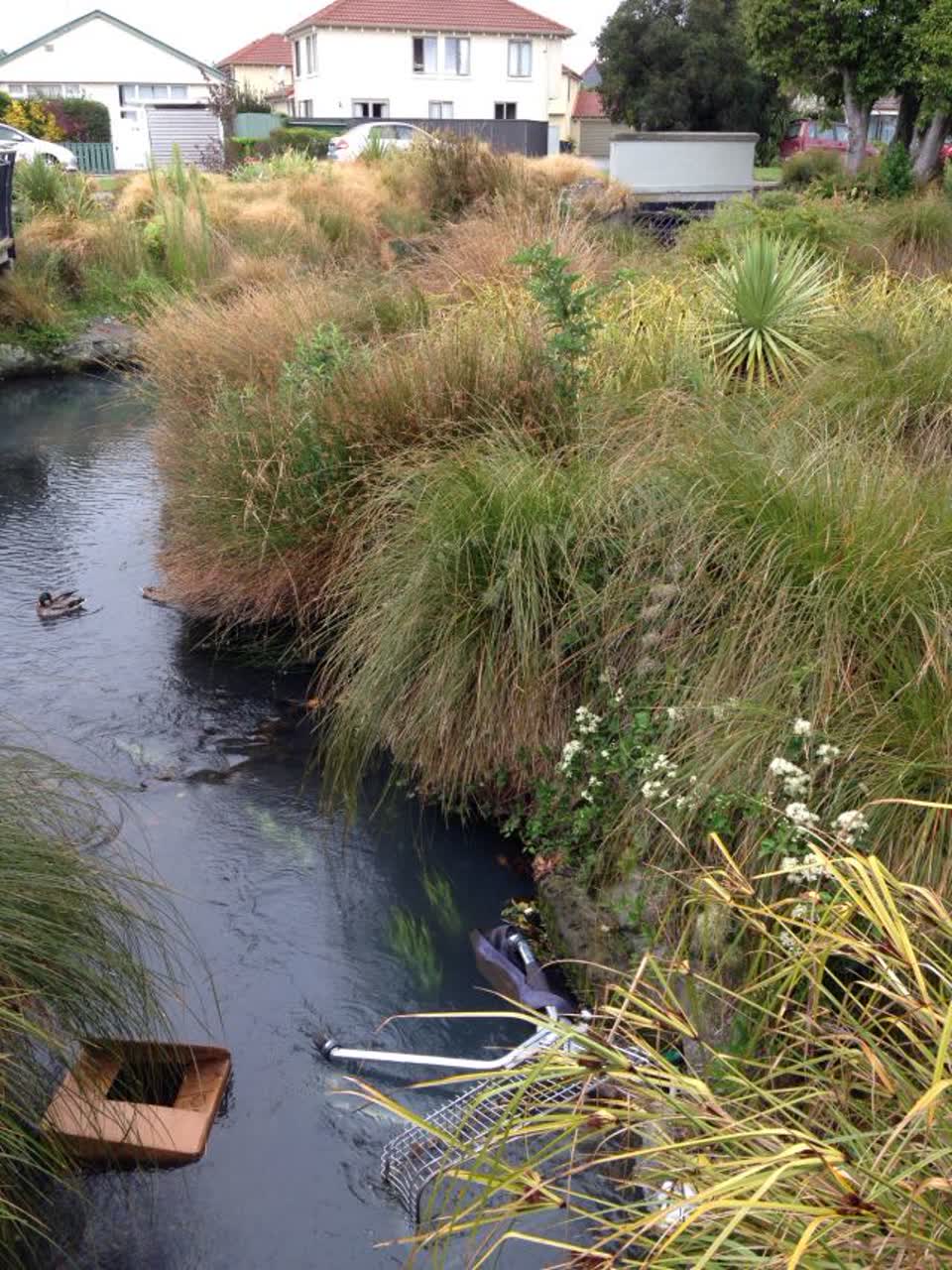 The photograph attached to this wastewater/stormwater report