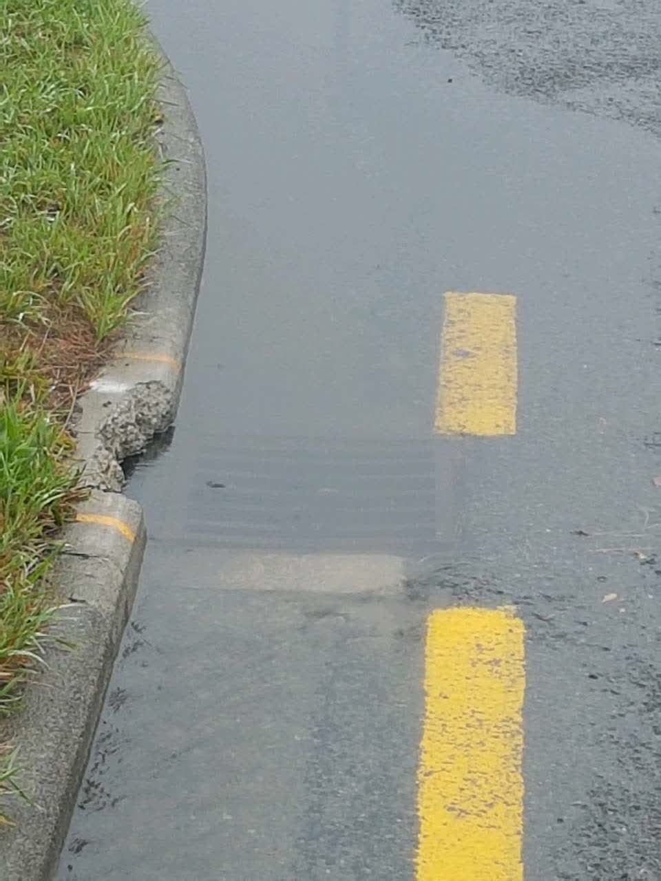 The photograph attached to this wastewater/stormwater report
