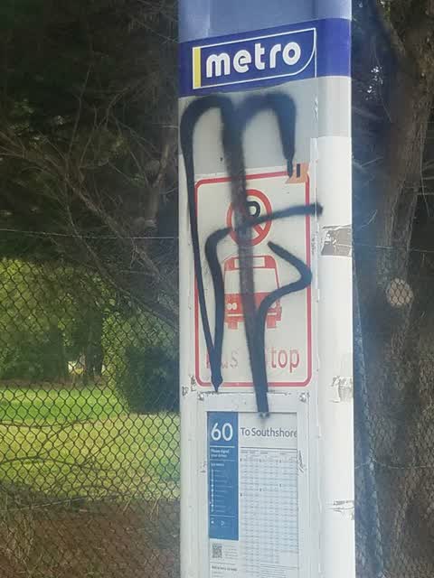 Graffiti, a report photo