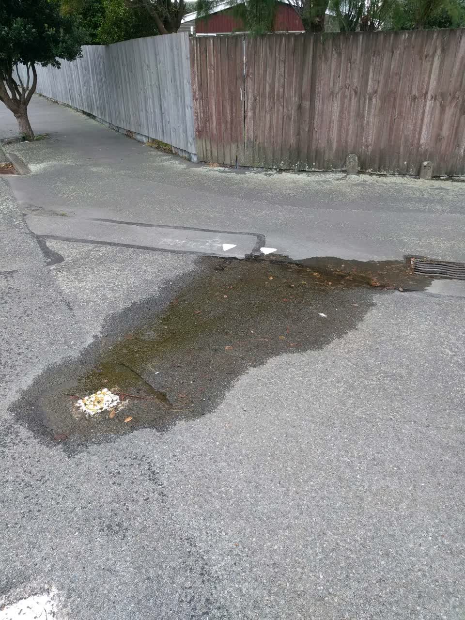 The photograph attached to this water supply report