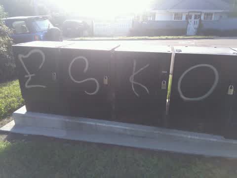 Graffiti, a report photo