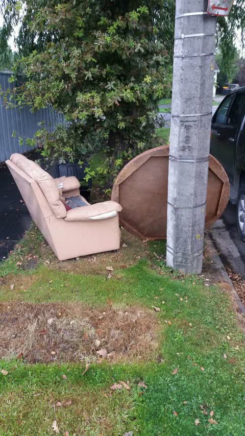 Rubbish/Recycling, a report photo