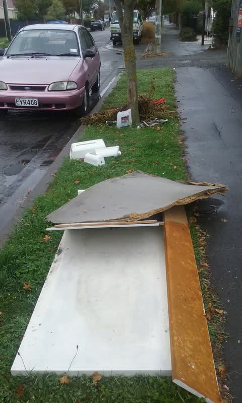 Rubbish/Recycling, a report photo