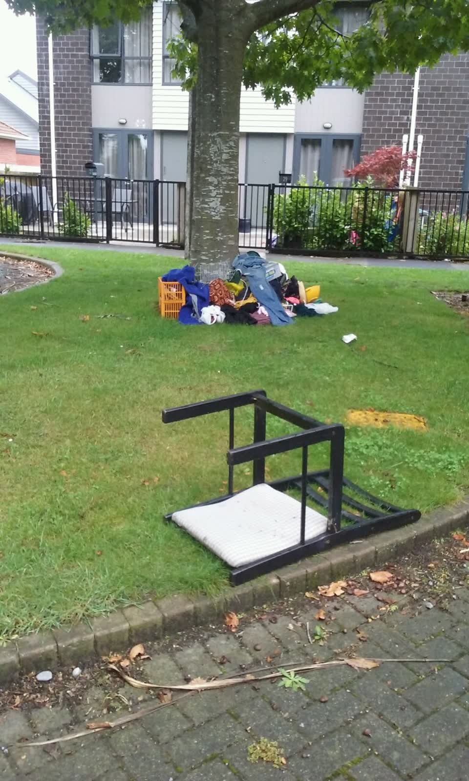 The photograph attached to this rubbish/recycling report
