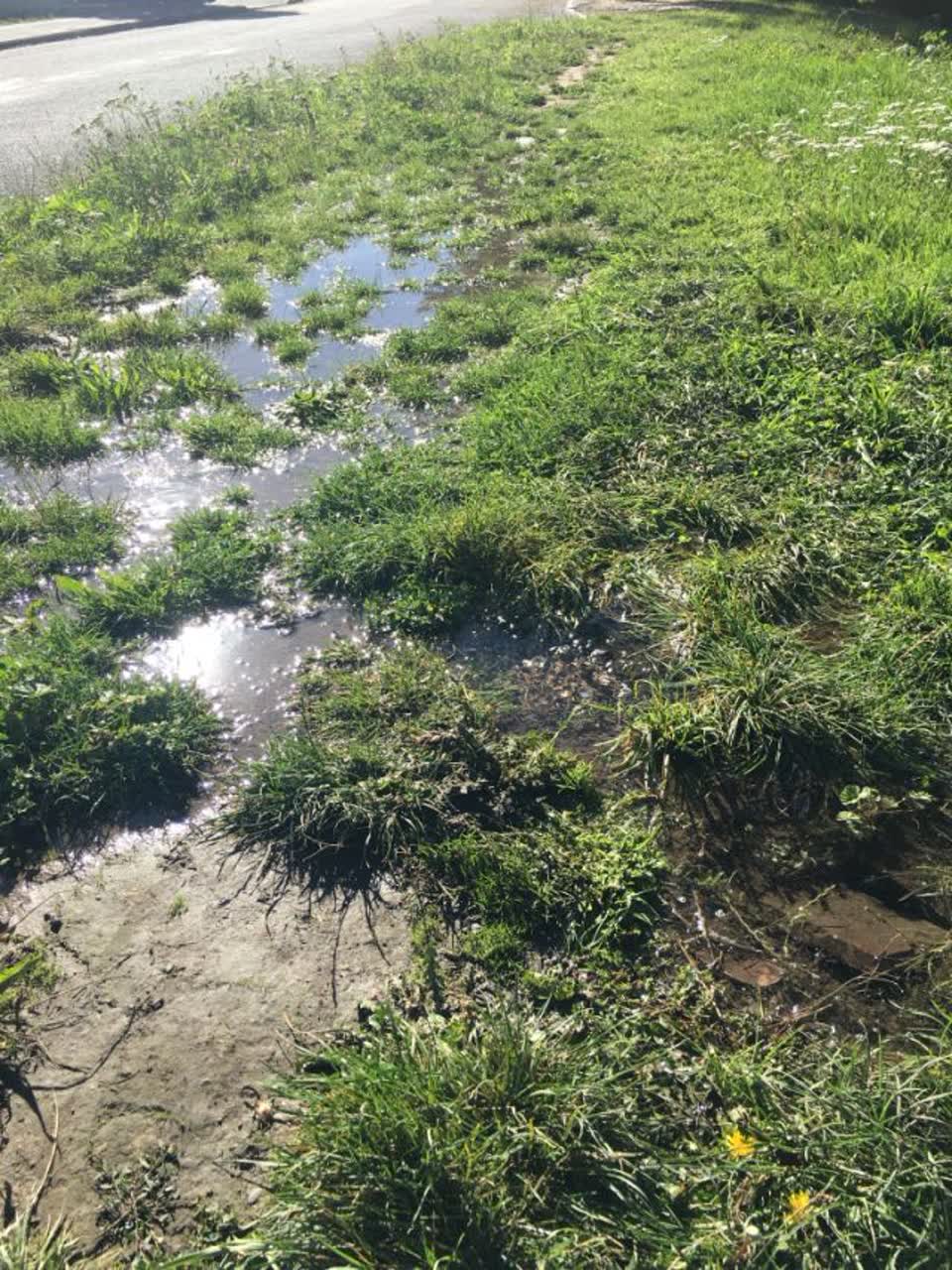 The photograph attached to this wastewater/stormwater report