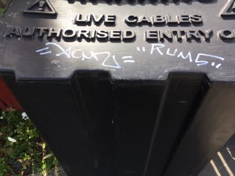 Graffiti, a report photo