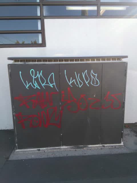 Graffiti, a report photo
