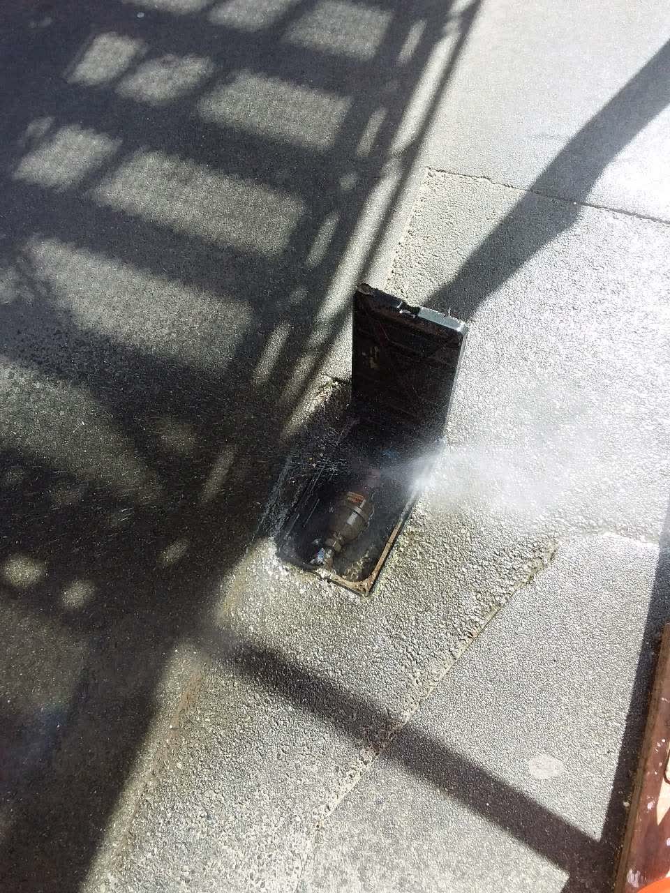 The photograph attached to this water supply report