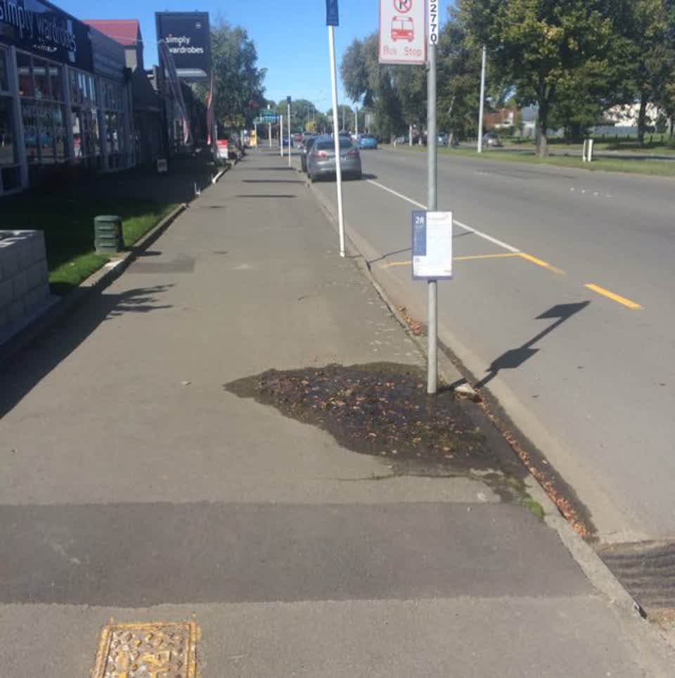 The photograph attached to this water supply report