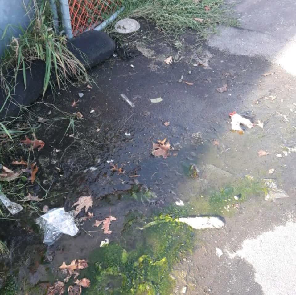 The photograph attached to this water supply report