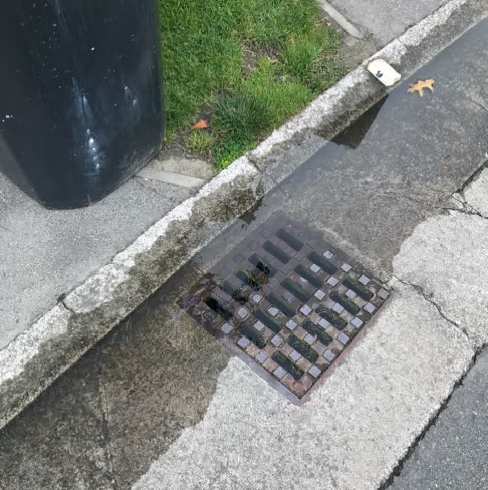 The photograph attached to this wastewater/stormwater report