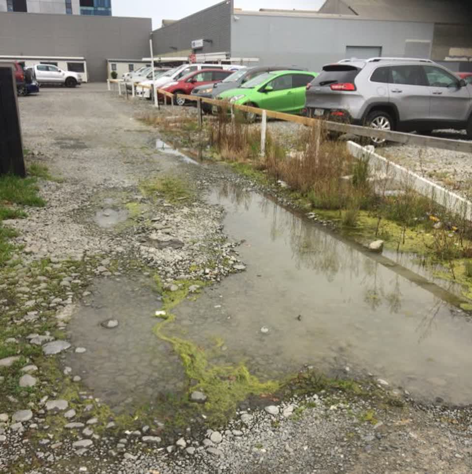 The photograph attached to this water supply report