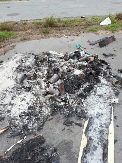 Rubbish/Recycling, a report photo