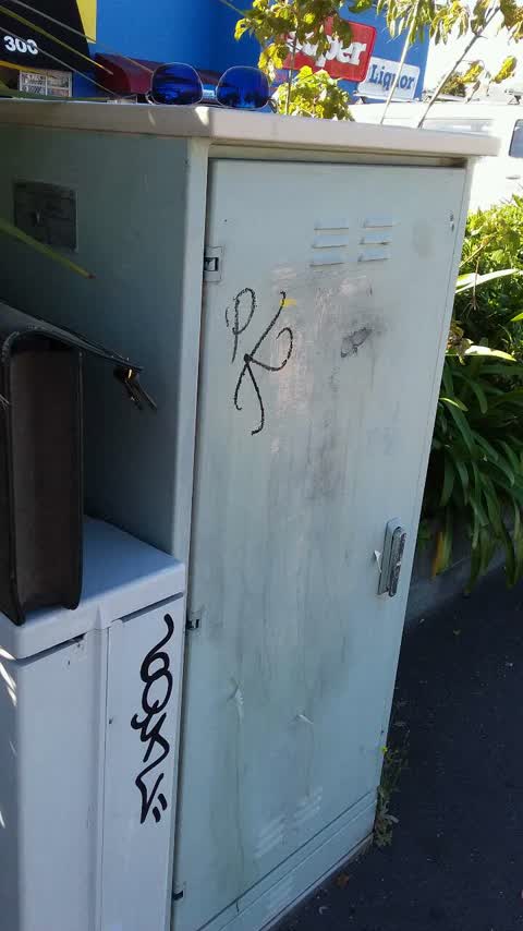 Graffiti, a report photo
