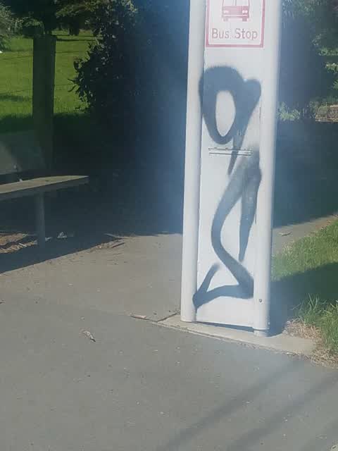 Graffiti, a report photo